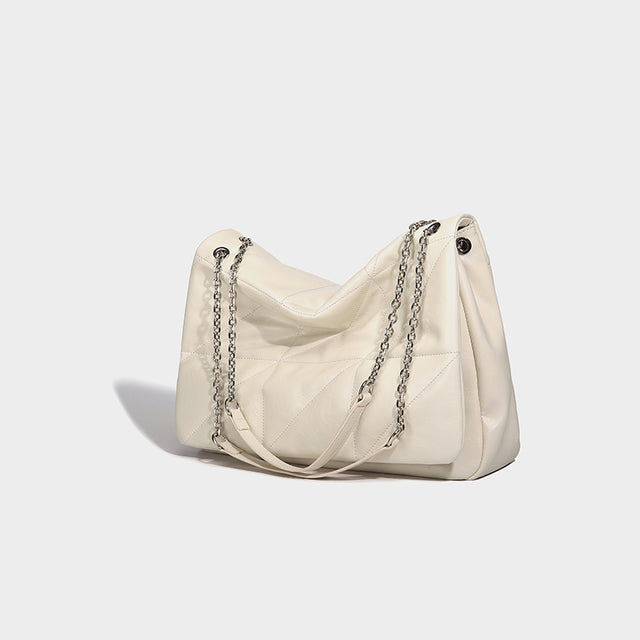 Myra Shoulder Bag Textured Cream