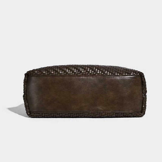 Naya Woven Hobo Bag Chocolate
