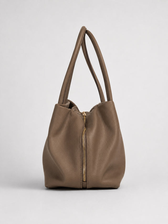 Cove Taupe Shoulder Tote