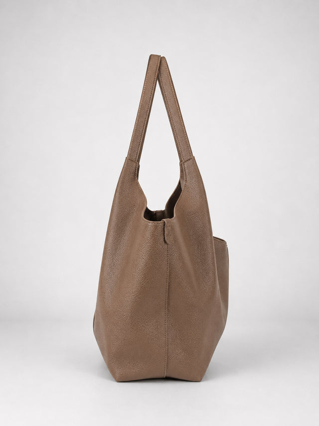 Nola Relaxed Tote Taupe