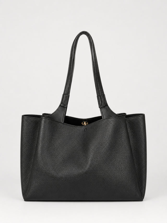 Mara Structured Tote Black