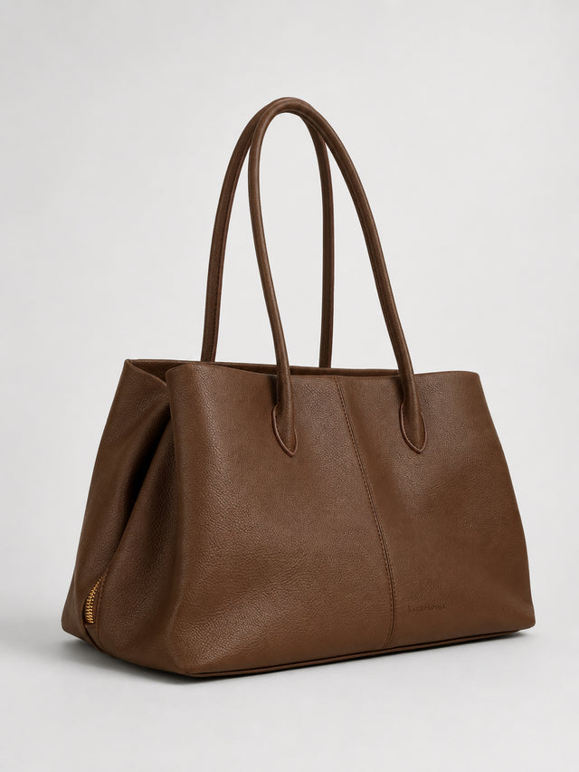 Cove Chocolate Shoulder Tote
