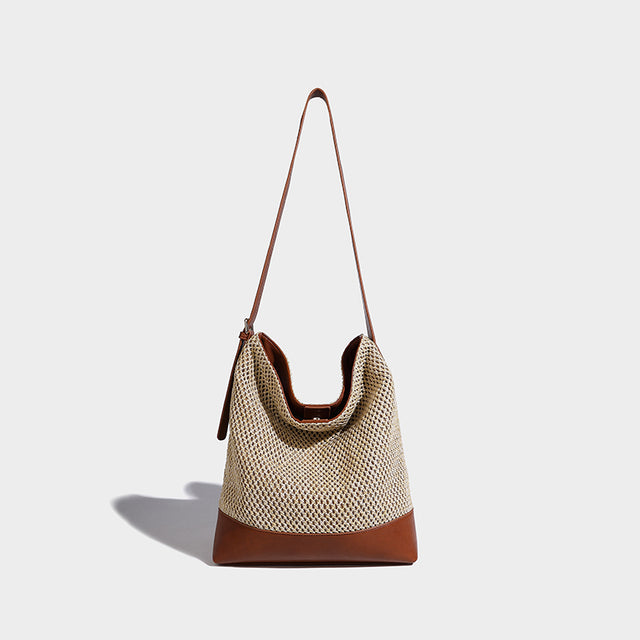 Dua Natural Raffia Camel