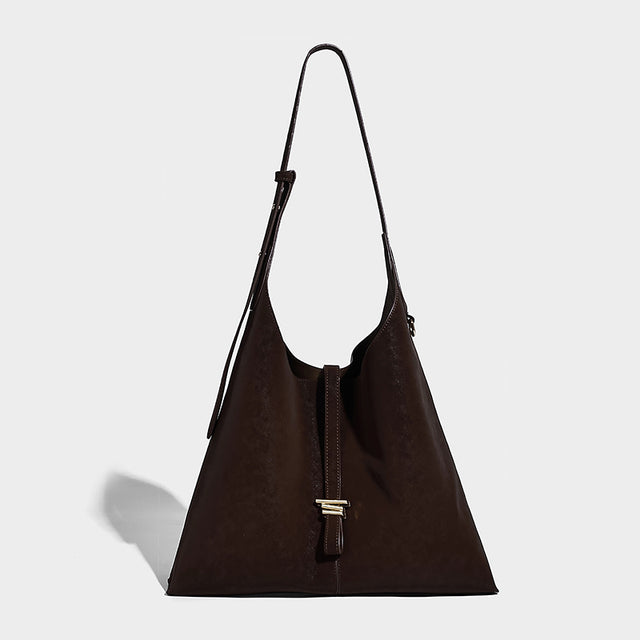 Suede Hobo Bag Chocolate