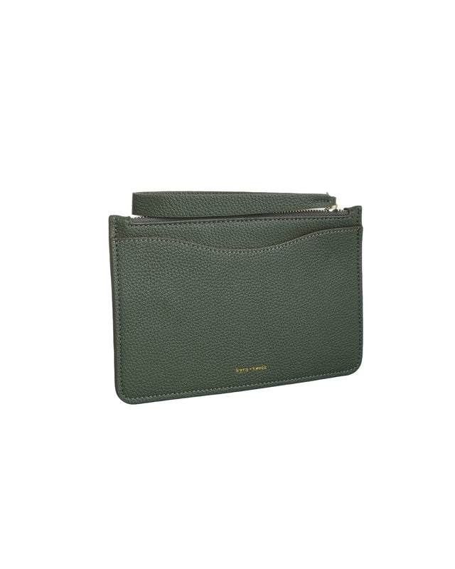 Wristlet Pouch Olive Green