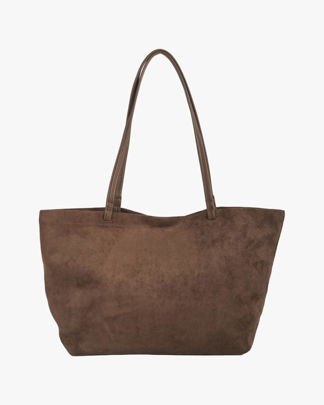 Easy Day Tote Suede Brown