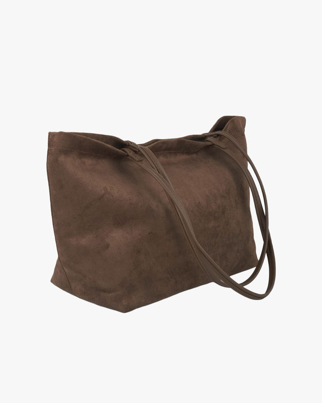 Easy Day Tote Suede Brown