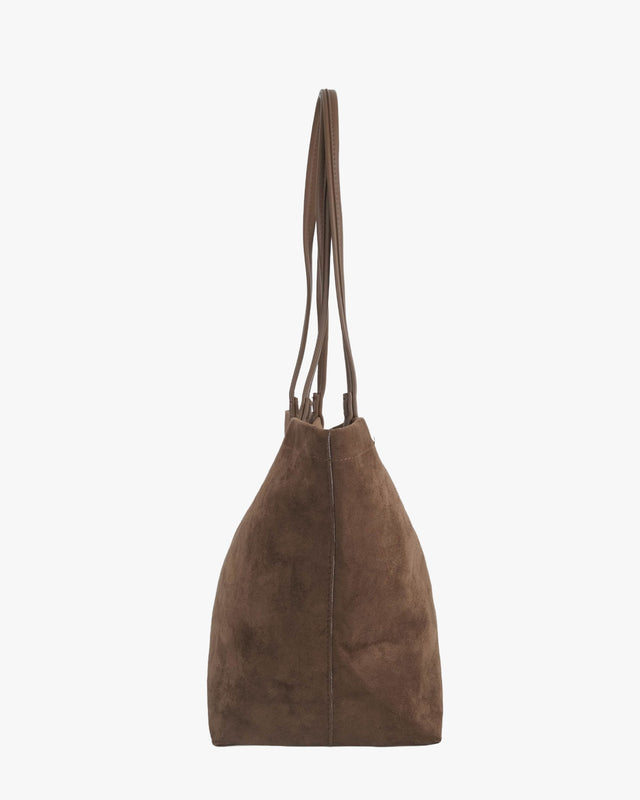Easy Day Tote Suede Brown