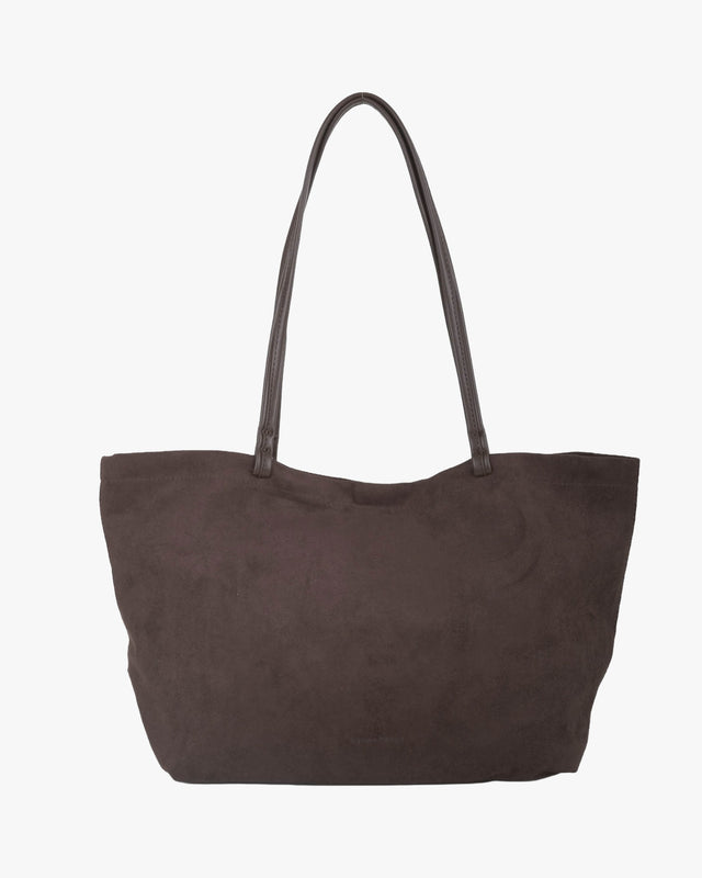 Easy Day Tote Suede Chocolate