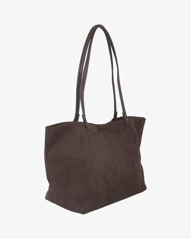 Easy Day Tote Suede Chocolate