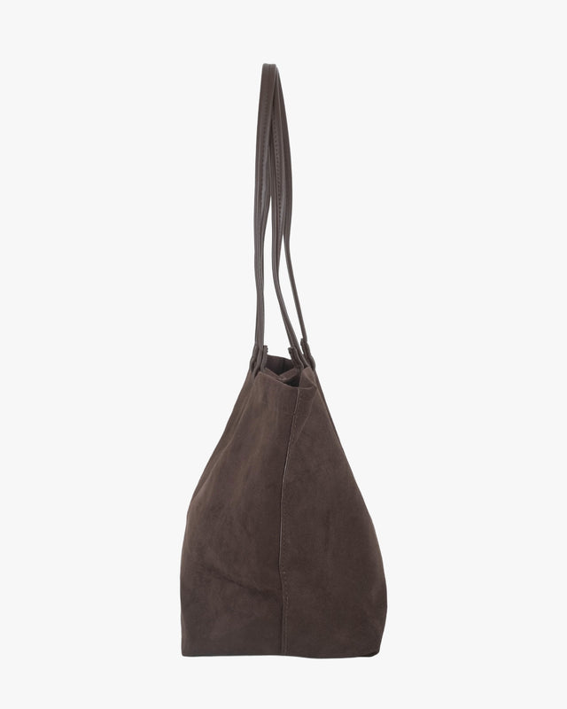 Easy Day Tote Suede Chocolate