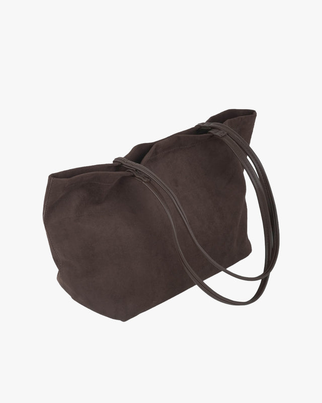 Easy Day Tote Suede Chocolate