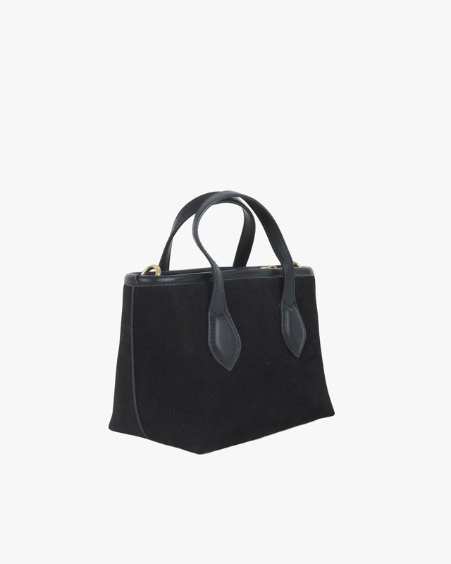 Molly Crossbody Suede Black