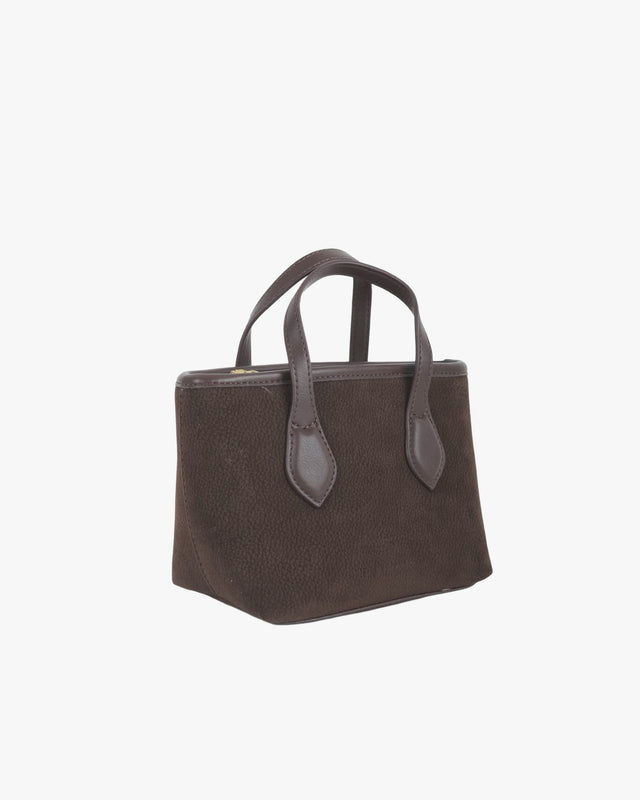 Molly Crossbody Suede Chocolate