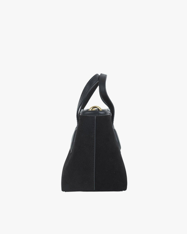 Molly Crossbody Suede Black