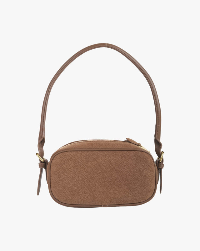 Mitsy Shoulder Suede Beige