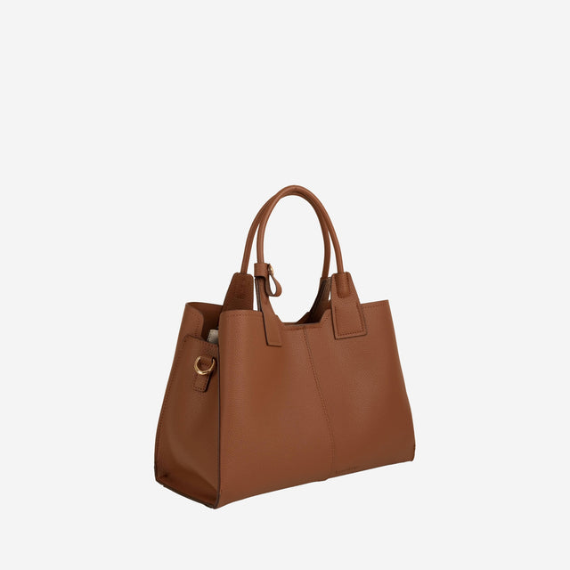 Kaia Tan Structured Tote