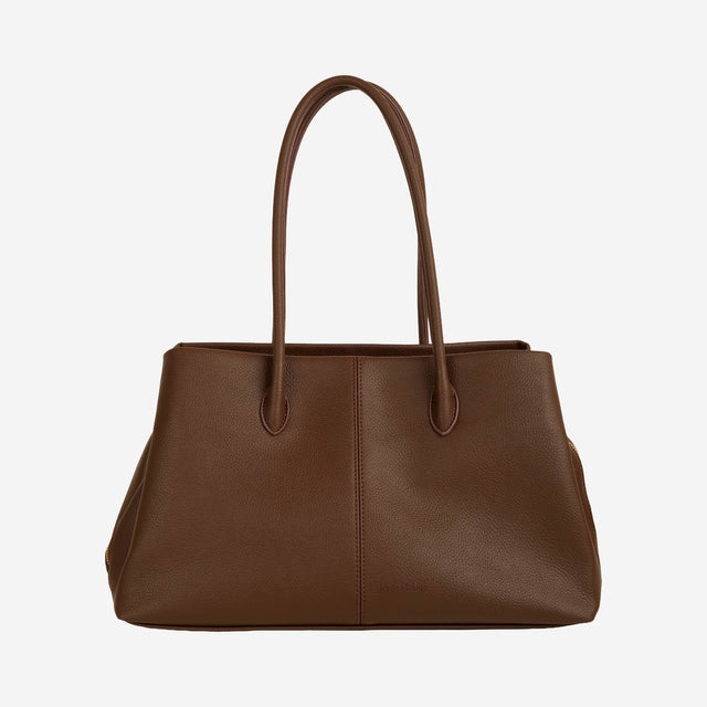 Cove Chocolate Shoulder Tote