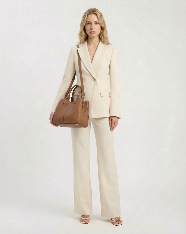 Kaia Tan Structured Tote