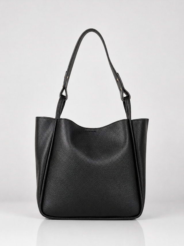 Elodie Shoulder Tote Black