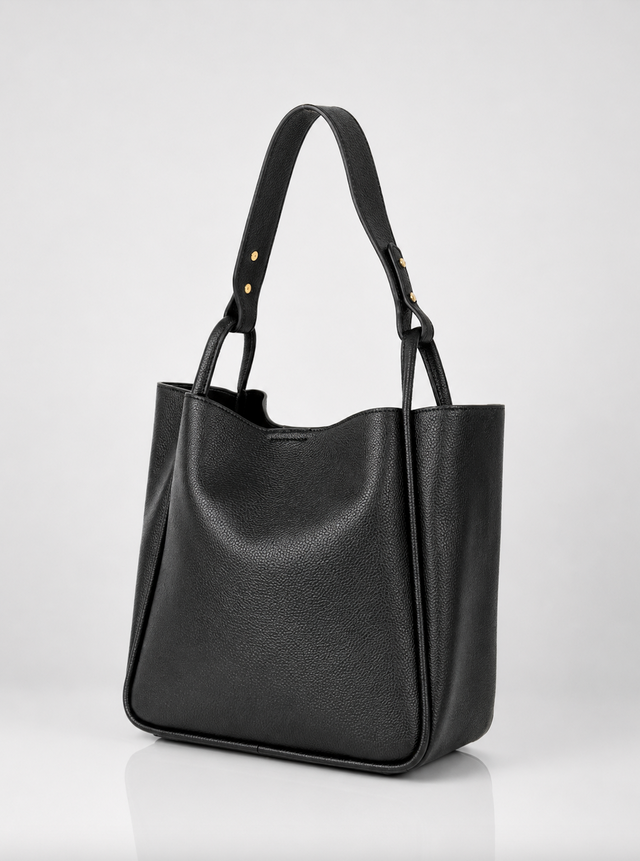 Elodie Shoulder Tote Black