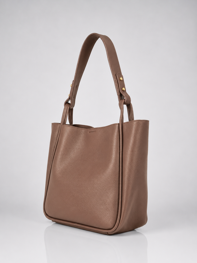 Elodie Shoulder Tote Mocha