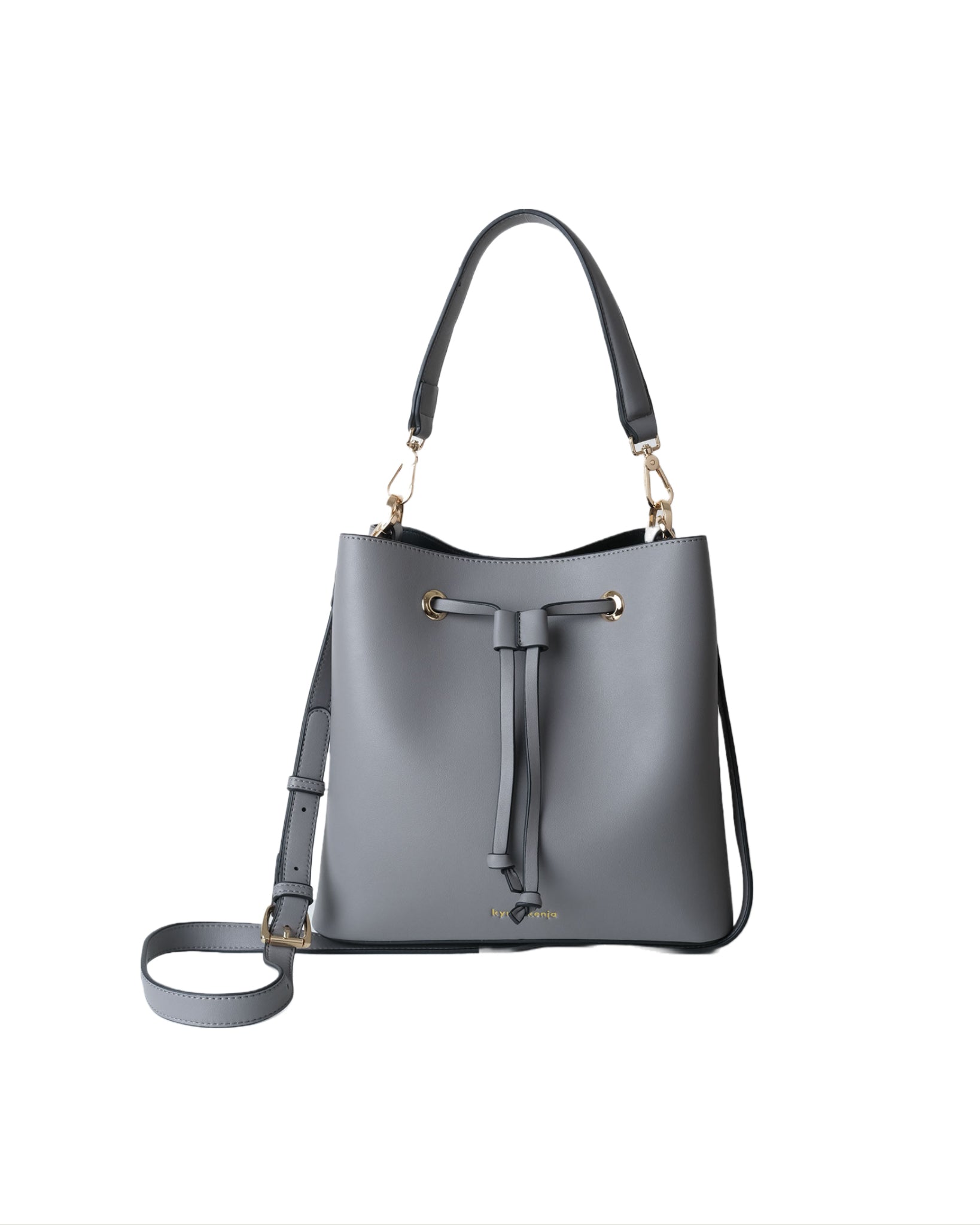 Grey hot sale bucket bag