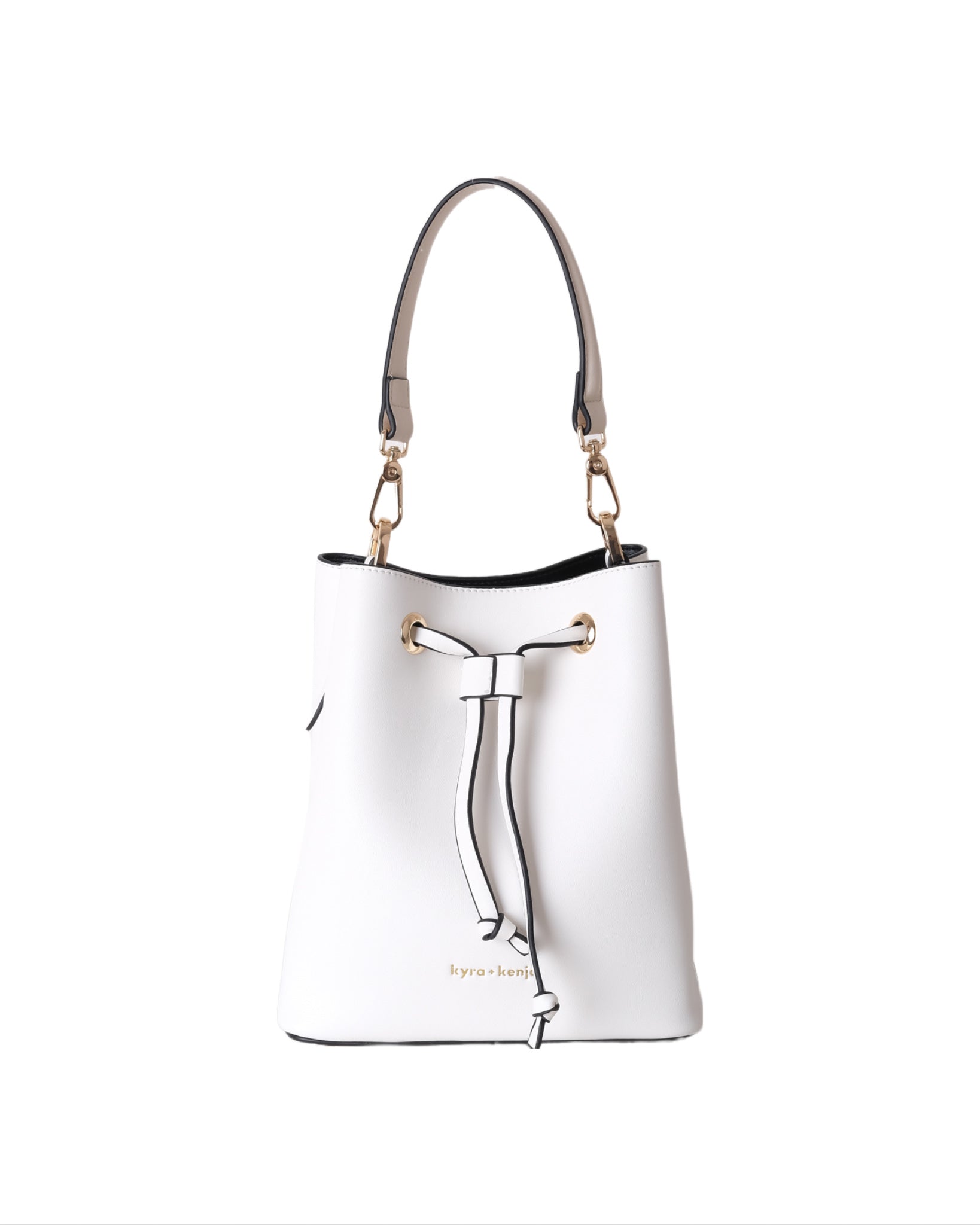 Small white 2024 bucket bag